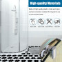 Roulettes de Porte de Douche 25MM Roue de Remplacement de Porte de Douche, Roulettes de Porte Coulissante Cabine de Douche pour 