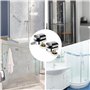 Roulettes de Porte de Douche 25MM Roue de Remplacement de Porte de Douche, Roulettes de Porte Coulissante Cabine de Douche pour 