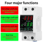 JOYELEC Protection contre les surtensions de la maison, rail DIN et protection contre les surtensions, AC 230 V 63 A, appareil d