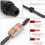 6 PCS IP68 Imperméable Connecteur de Câble électrique, Boîte de Jonction de Plein Air,YUSHIHU Boîtier de derivation etanche exte