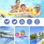 Amzeeniu 1300g Balles Filtrantes,Boules de Filtre de Piscine,Réutilisables,Média Filtre à Fibres Peut Remplacer 45 kg Sable Quar