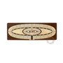 House of Cribbage - Planche à Cribbage Continue Incrustée en Bois Wengé/Érable : 4 rails – Couvercles coulissants, tiroir et piq