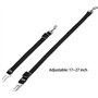 elloLife Ceinture Chien Voiture,【2 Pièces】 Harnais Universel, Ceinture de Sécurité Indéchirable Durable Réglable 50-90cm pour To