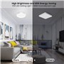 genatu Plafonnier LED 19W, Plafonnier Salle de Bain IP65 Étanche 20cm Ronde, Équivalent 126W, Étanche pour Usage Humide, Lampe P