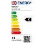 genatu Plafonnier LED 19W, Plafonnier Salle de Bain IP65 Étanche 20cm Ronde, Équivalent 126W, Étanche pour Usage Humide, Lampe P