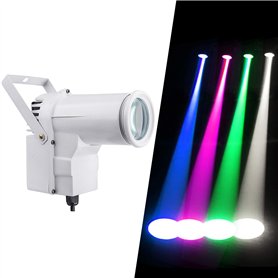 12w RGBW Dmx 512 Projecteur pour Boule à Facettes Lumiere pour Boule a Facette