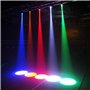 12w RGBW Dmx 512 Projecteur pour Boule à Facettes Lumiere pour Boule a Facette, Moteur Boule à Facette Scene de Spectacle Lumier