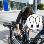 Lot de 2 cadenas à câble avec clé, cadenas robuste avec longue anse et 4 clés, plus grand espace de fermeture, pour valise, port