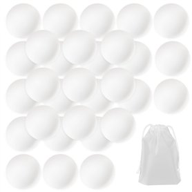 arrderly Lot de 30 balles de tennis de table blanches sans couture - Balles de tennis de table en plastique pour le sport