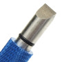 TRADERPLUS Golf Club Groove Sharpener Re-Grooving Tool - Improved Backspin and Ball Control - Wedges and Irons (Blue)
