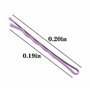 Épingles à Cheveux 100 pcs Coloré Arc en Ciel Coloré Cheveux Pinces à Cheveux Tisser Glissière Droite Glissière Pinces à Cheveux