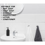 Bibilan Distributeur de savon noir, flacon à pompe en verre, distributeur de savon mat pour les mains, détergent à vaisselle, lo