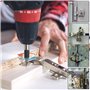 22 Pièces Endommagé Vis Extracteurs, Endommagé Vis Extracteurs, HSS Ensemble Décapant Boulon avec Porte-Embout Magnétique Et Ada