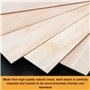Sporgo Lot de 12 plaques en bois de bricolage : 30 x 20 cm, panneau de contreplaqué de 2 mm d'épaisseur, panneaux en bois pour l