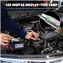 Lot de 2 testeurs de tension pour voiture - Sporgo 3-120 V CC - Avec pince crocodile - Fil à ressort - Testeur de tension avec v