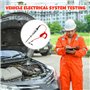 Lot de 2 testeurs de tension pour voiture - Sporgo 3-120 V CC - Avec pince crocodile - Fil à ressort - Testeur de tension avec v