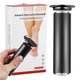 Râpe électrique puissante pour callosités - Appareil de pédicure avec 60 tampons abrasifs de rechange - Râpe électrique professi