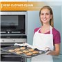 SPORWAY Lot de 12 tabliers de cuisine : tabliers réglables avec 2 poches, blanc, tablier de chef unisexe, tablier de chef réglab