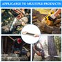 MULTIM Pour aiguiseur de tronçonneuse Stihl compatible avec chaîne de tronçonneuse Stihl 3/8 P, lime facile Stihl 2 en 1 4,0 mm