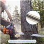 MULTIM Pour aiguiseur de tronçonneuse Stihl compatible avec chaîne de tronçonneuse Stihl 3/8 P, lime facile Stihl 2 en 1 4,0 mm