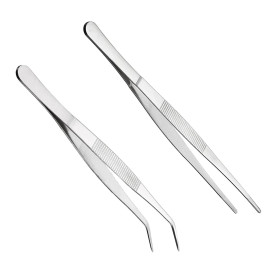 Pince à émousser incurvée 14 cm en acier inoxydable professionnel antidérapant