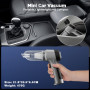 Brovamo Aspirateur Voiture, 15000PA Portable Mini Aspirateur sans Fil, Aspirateur de Table Multifonctionnel Aspirateur Voiture P