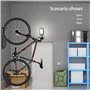 Crochet pour Vélo,Porte Vélo Mural Vertical,Lot de 4 Support de Vélo Crochet,Economiser de L'espace, Suitable for 14"-29",pour D