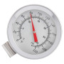 DEWIN Thermomètre pour Brassage, Thermomètre à cadran à sonde longue avec clip de support de thermomètre, thermomètre de brassag