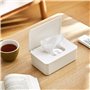 DXIA Distributeur de Lingettes Humides,Boîte de Mouchoirs Humides, Boîte de Rangement de Papier Ménage en Plastique Antipoussièr
