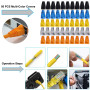 MAYLINE Cirmpature pour câbles réseau RJ45 Pince à sertir Kit d'outils réseau et câbles à sertir RJ45 RJ12 CAT5 CAT6 Pince entre