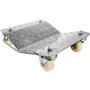 SucceBuy Chariot de Manutention Voiture 2Pcs, Chariot de Deplacement Voiture x 2, 500kg/Pc, Aide à la Manœuvre Aide au Transport
