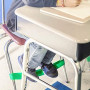 LANGING Lot de 2 bandes de chaise pour enfants en latex naturel - Bandes de résistance élastiques idéales pour les chaises de sa