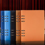 Cahier ligné A4 Executive Origaniser rechargeable avec couverture en cuir