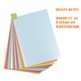 Magnetpro 16 agrafes magnétiques en métal multi de couleur de couleur, agrafe magnétique de note de mémo de mur de tableau blanc