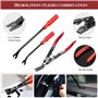 MumdoYAL 28 Stück Outillage Mecanique Auto,Kit Nettoyage Voiture,Covering Voiture,Zubehör Befestigung Clips Removal Reparatur We