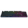CIY X35 Clavier de Jeu Mécanique AZERTY FR Commutateurs Bleu 105 Touches Complètes Rétroéclairage RVB Anti-Fantôme Claviers Prof