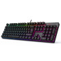 CIY X35 Clavier de Jeu Mécanique AZERTY FR Commutateurs Bleu 105 Touches Complètes Rétroéclairage RVB Anti-Fantôme Claviers Prof
