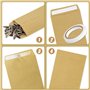 Lot de 150 mini sachets avec ruban adhésif pochette mini enveloppe sachets papier kraft pour stocker petits objets, bonbon