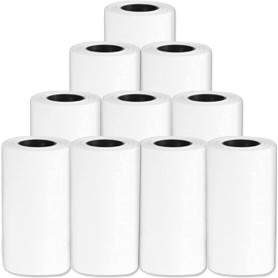 Lot de 12 rouleaux de papier thermique pour Tickets de Carte Bancaire 57 x 30 mm sans BPA Idéal pour PeriPage P1/P1S/P2/P2S Mini