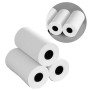 Lot de 12 rouleaux de papier thermique pour Tickets de Carte Bancaire 57 x 30 mm sans BPA Idéal pour PeriPage P1/P1S/P2/P2S Mini