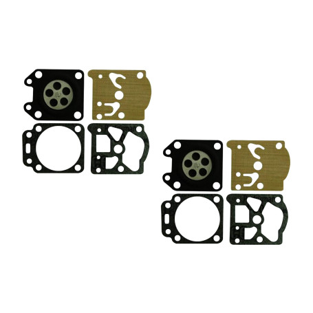 C·T·S Lot de 2 joints de carburateur et diaphragme pour carburateur Walbro WA WT