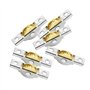 U Poulies avec Roulements à Billes - Acier pour Câbles Vertical Inox Poulie Silencieuse Amovible, 22mm 304 Grue de Levage Roulem