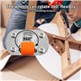Roulettes Roulette Pivotante Roulettes Meubles, 6 Pièces Petites Roulettes Pour Meubles Auto-Adhésives Rotatives à 360°, Roulett