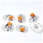 Roulettes Roulette Pivotante Roulettes Meubles, 6 Pièces Petites Roulettes Pour Meubles Auto-Adhésives Rotatives à 360°, Roulett