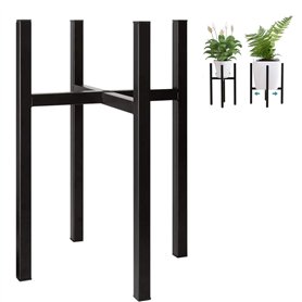 TSKDKIT Support Porte Pot Plante Métal Supports de Pots de Fleurs 38cm Ajustable Support pour Plantes Exterieur Intérieurs Suppo