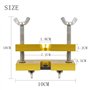 Alnicov Extracteur d'embouchure pour instruments à vent en laiton, support réglable, acier inoxydable et alliage d'aluminium, po