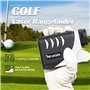 REVASRI Télémètre de Golf et télémètre de Golf à Disque 1500Y avec grossissement M/F/Y 6,5X Distance Horizontale/Verticale pour/