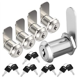 Serrure Boite aux Lettres 20mm Serrure Boite au Lettre Verrou avec Clés pour Boite aux Lettres Casier Tiroir Placard (5 Pièces)