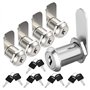 Serrure Boite aux Lettres 20mm Serrure Boite au Lettre Verrou avec Clés pour Boite aux Lettres Casier Tiroir Placard (5 Pièces)