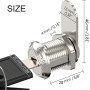 Serrure Boite aux Lettres 20mm Serrure Boite au Lettre Verrou avec Clés pour Boite aux Lettres Casier Tiroir Placard (5 Pièces)